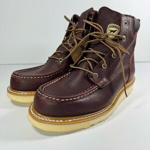 Irish Setter 83605 Soft Toe Moc Toe Work Boots Men’s 11 Brown Leather